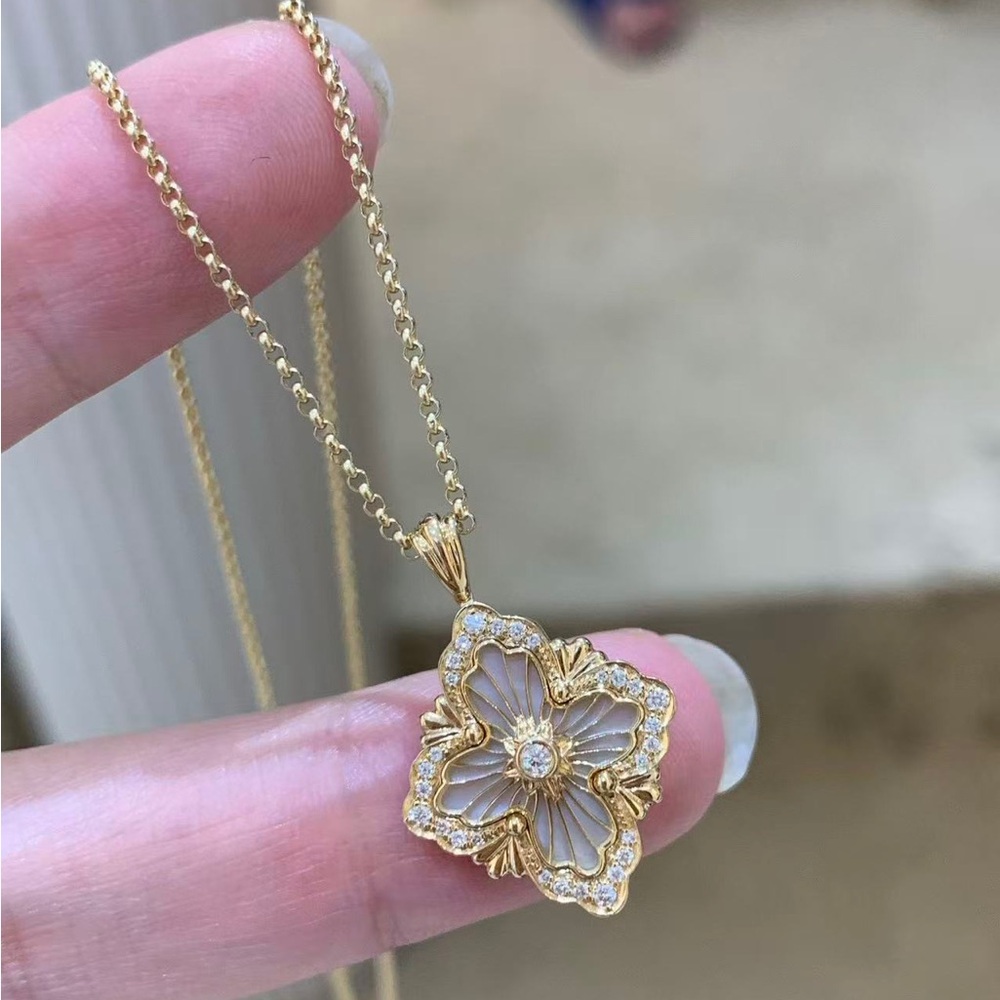 Buccellati Four-Petal Necklace